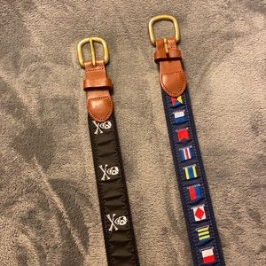 Pair of Leather Man Limited Belts 34”